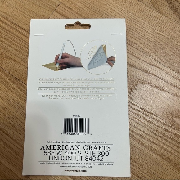 Foil Quill Heat Activated Foil Sheets NEW 4x6 Memory Keepers Craft Gold Finch - Picture 3 of 3